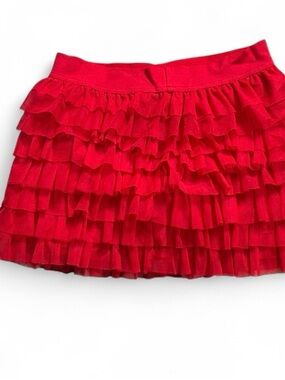 Girls Ruffle Tiered Skirt Sz L (10-12)